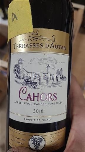Sydvestfrankrig Cahors Terrasses Autan 2018