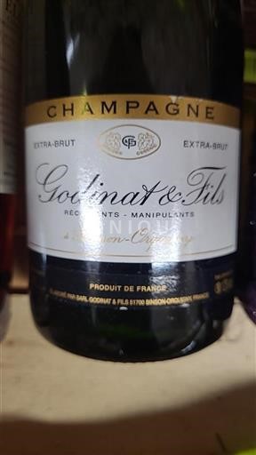 Vin Effervescent Rouge extra-brut Godinat & Fils Non millésimé France Champagne
