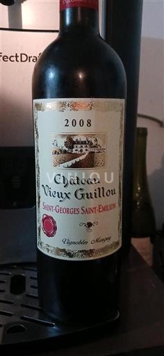 Bordeaux Saint-Georges-Saint-Émilion Château Vieux Guillou 2008