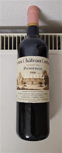 Bordeaux Pomerol Château Vieux Certan 2006
