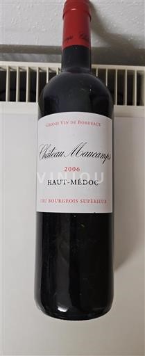 Bordeaux Haut-Médoc Cru Bourgeois Supérieur Château Maucaillou 2006