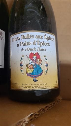 Alsace Ikke specificeret G. Zeyssolff Fines Bulles aux Épices à Pains d'Épices de l'Oncle Hansi Ikke årgangsbestemt