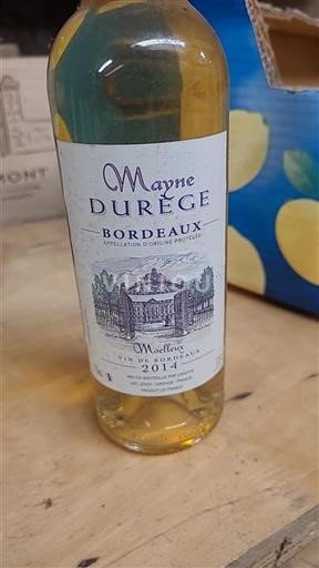 Bordeaux Mayne Durège 2014