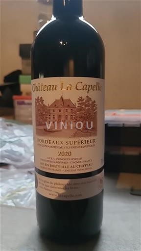 Bordeaux Bordeaux Supérieur Château La Capelle 2020