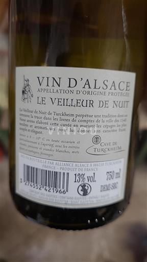 Alsace Not Specified Grand Cru Cave de Turckheim Le Veilleur de Nuit 2024