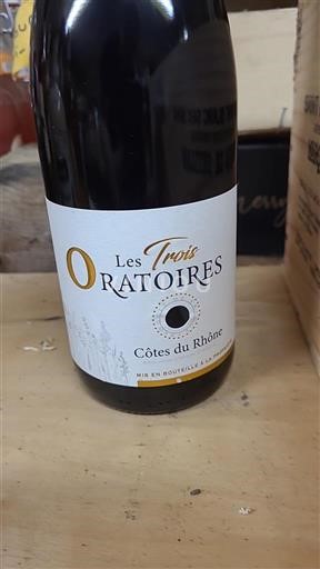 Rhônen laakso Côtes-du-rhône Les Trois Oratoires 2023