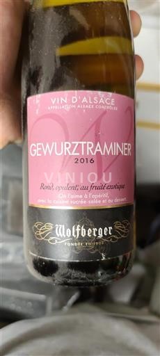 Alsace Grand Cru Wolfberger Gewurztraminer 2016