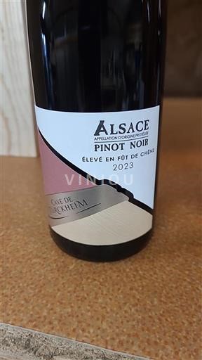 Vin Rouge sec Cave de Turckheim 2023 France Alsace Grand Cru