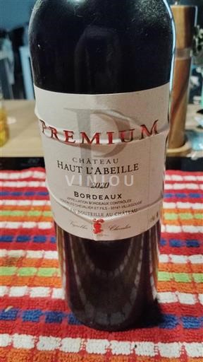 Bordeaux Château Haut l'Abeille 2020