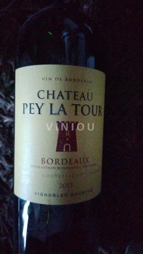 Bordeaux Château Pey La Tour 2013