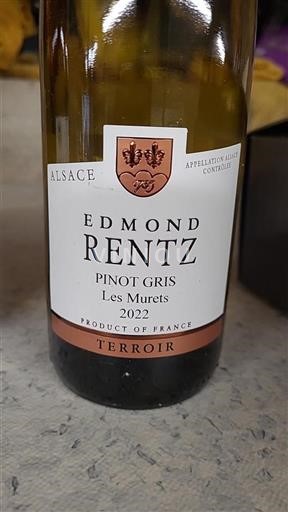 Alsace Grand Cru Edmond Rentz Les Murets 2022