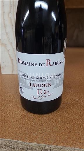 Rhônen laakso Côtes-du-rhône-villages Domaine Rabusas Laudun 2020