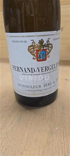 Vin Blanc demi-sec Dufouleur Père & Fils 2017 France Bourgogne Pernand-vergelesses