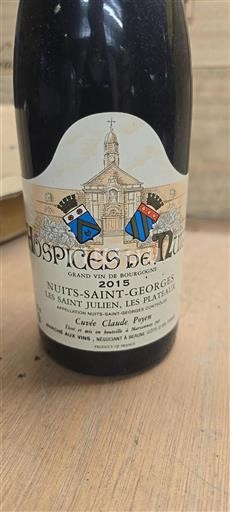 Borgoña Nuits-Saint-Georges Hospices de Nuits Claude Poyen 2015