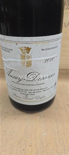 Borgogna Auxey-Duresses Réserve Lionel Dufour 2010