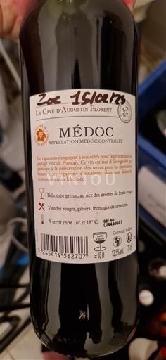 Burdeos Médoc La Cave Augustin Florent 2021