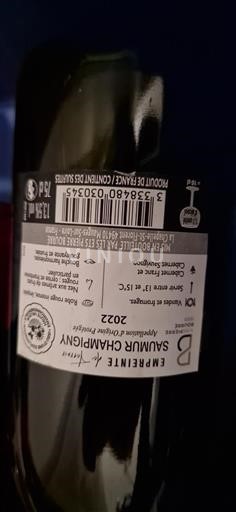 Loiredalen Saumur-champigny Domaine Pierre et Fils Bourré L'Empreinte 2022