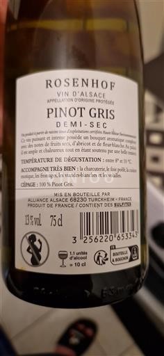 Alsace Grand Cru Rosenhof Pinot Gris 2023