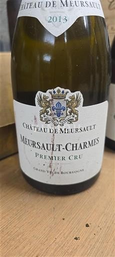 Borgoña Meursault Premier Cru Château Meursault Meursault-Charmes 2013