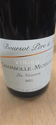 Borgogna Chambolle-Musigny Boursot Père & Fils Les Nazoires 2021