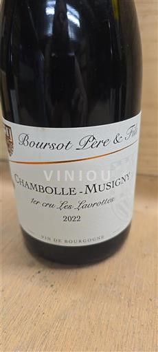 Borgogna Chambolle-Musigny Premier Cru Boursot Père & Fils Les Lavrottes 2022