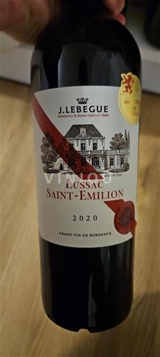 Burdeos Lussac-Saint-Émilion J. Lebègue 2020