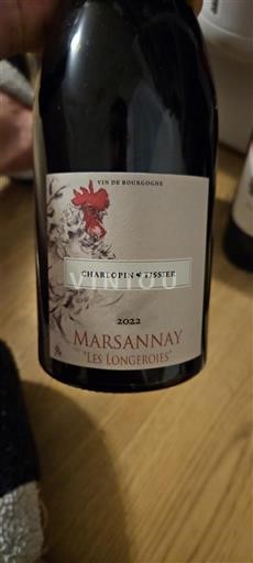 Borgogna Marsannay Charlopin Tissier Les Longeroies 2022