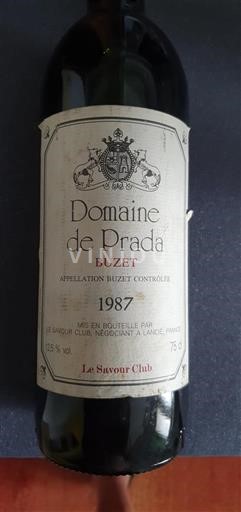 Sud-Ouest Buzet Domaine Prada 1987
