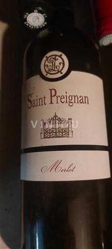 Langvedok Ni doloceno Saint Preignan Merlot Neleten.