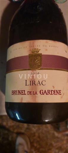Valle del Rodano Lirac Brunel de la Gardine 2016