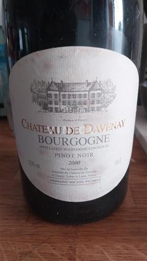 Bourgondië Bourgogne Château Davenay 2000