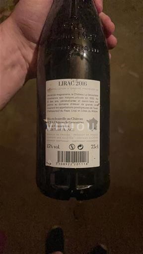 Údolí Rhôny Lirac Château La Genestière 2016