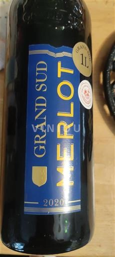 Languedoc Ospecificerad Grand Sud Merlot 2020