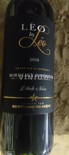 Bordeaux Bordeaux Supérieur Bertrand Ravache L'étoile Noire 2018
