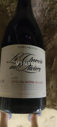 Vallée du Rhône Côtes-du-rhône-villages Le Chemin des Oliviers Prestige 2019