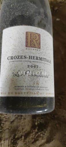 Rhônen laakso Crozes-Hermitage Robert & Stéphane Rousset Les Picaudières 2007