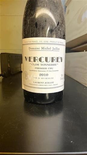 Borgogna Mercurey Premier Cru Domaine Michel Juillot Clos Tonnerre 2010
