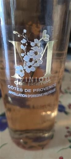 Provence Côtes-de-Provence M des Borrels Ikke årgangsbestemt