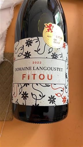 Vin Rouge sec Domaine Langoustet 2022 France Languedoc Fitou