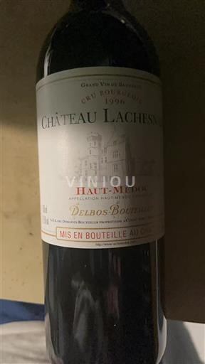 Bordeaux Haut-Médoc Cru Bourgeois Lachesnaye 1996