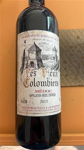 Bordeaux Médoc Les Vieux Colombiers 2015