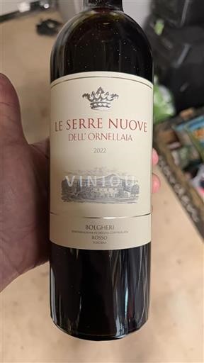 Toscana Bolgheri Ornellaia Le Serre Nuove 2022