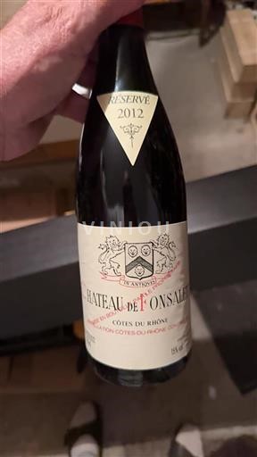 Vallée du Rhône Côtes-du-rhône Château Fonsalette Réservé 2012