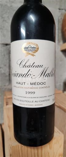 Bordeaux Haut-Médoc Château Sociando-Mallet 1999