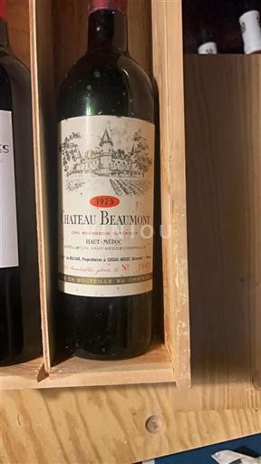Bordeaux Haut-Médoc Cru Bourgeois Supérieur Beaumont 1975
