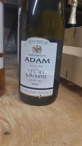 Vin Blanc sec Jean-Baptiste Jean-Baptiste Adam 2016 France Sud-Ouest Madiran Grand Cru
