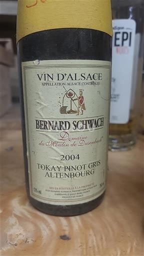 Alsace Grand Cru Bernard Schwach Tokay Pinot Gris Altenbourg 2004