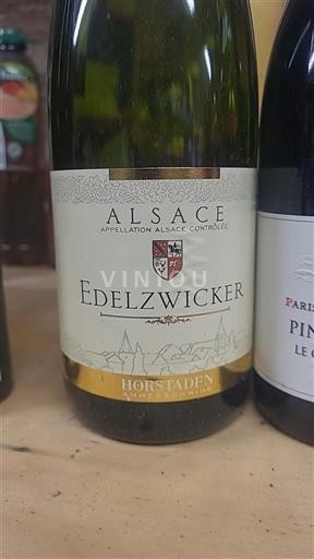 Vin Blanc sec Edelzwicker Horstaden 2023 France Alsace Grand Cru