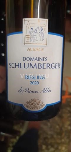 Alsace Grand Cru Domaine S Schlumberger Les Princes Abbés 2020