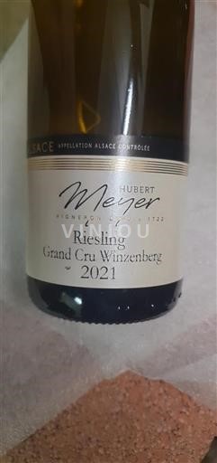 Alsacia Alsacia Gran Cru Grand Cru Hubert Meyer 2021